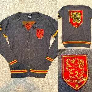 Gryffindor Harry Potter Cardigan long sleeve sweater jacket universal studios